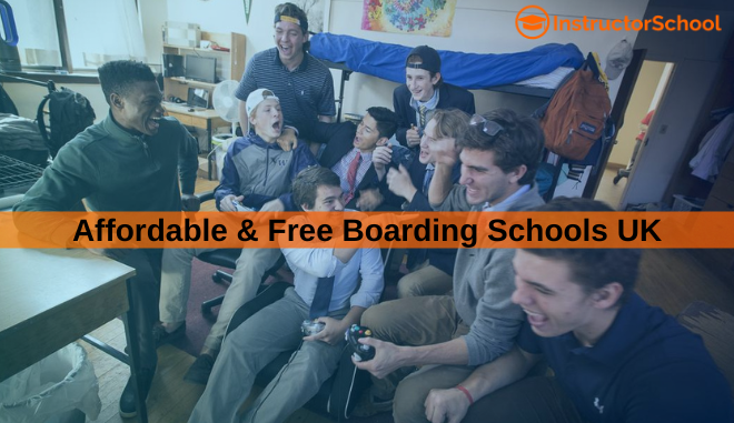 free boarding schools UK